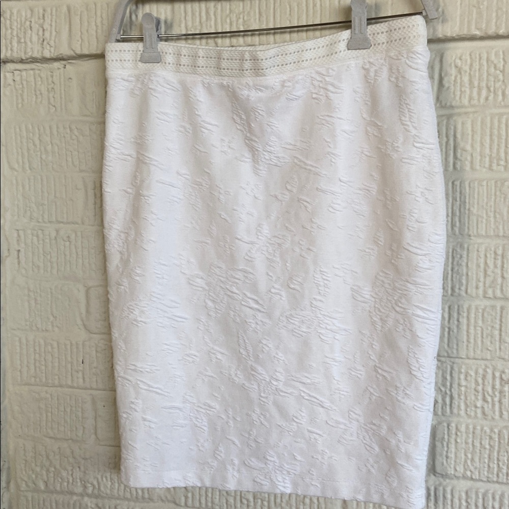 Sanctuary White Textured Skirt